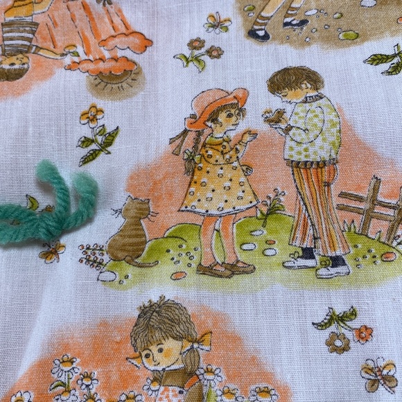 Handmade Doll Quit Vintage Fabric - Picture 2 of 11